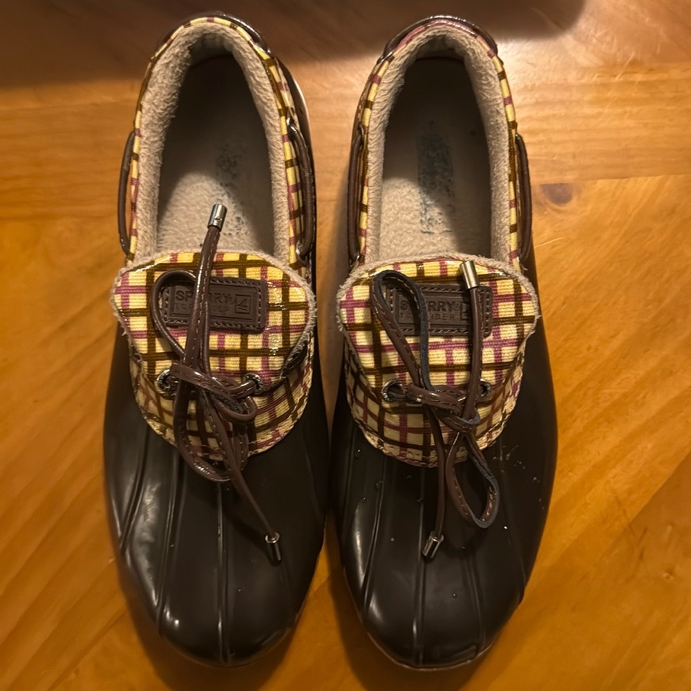 Sperry Top Sider Cormorant Women’s Waterproof Rubber Duck Boots Size 9
